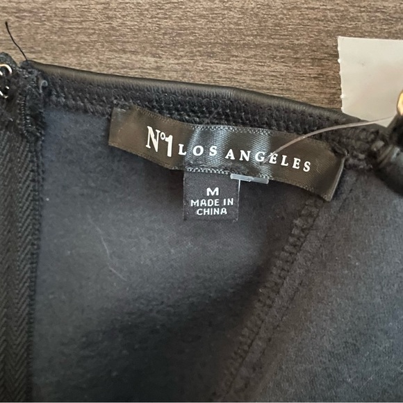 NWT LA Faux Leather Bustier size medium - Picture 4 of 8